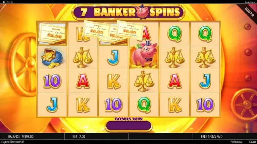 Bankin Bacon slot screenshot 