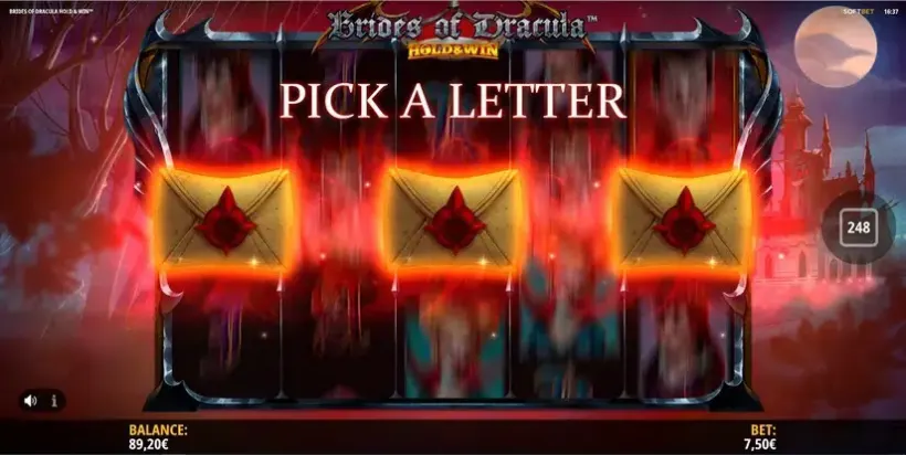 Brides of Dracula Hold and Win slot screenshot 4