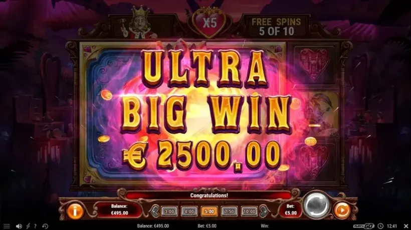 Court of Hearts slot screenshot