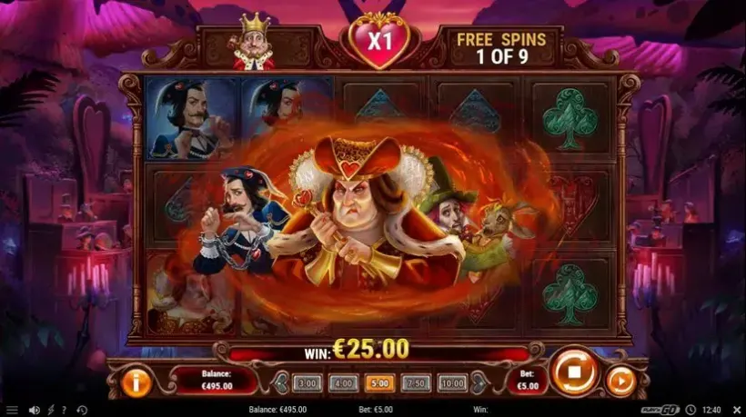 Court of Hearts slot screenshot 4