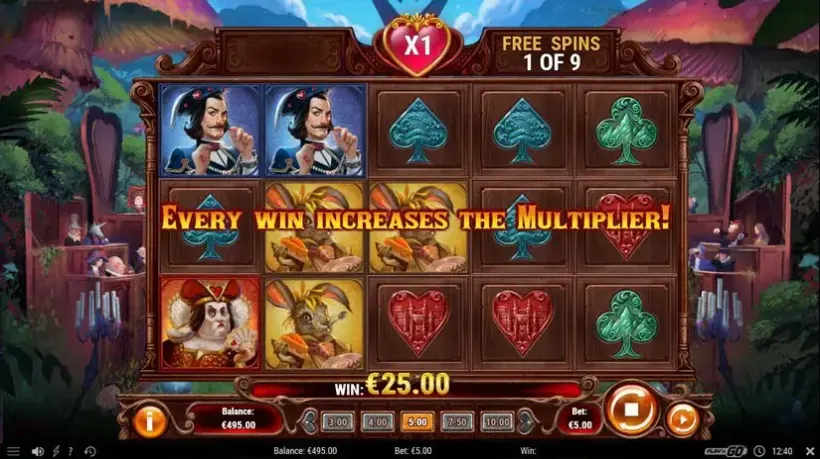Court of Hearts slot screenshot 3