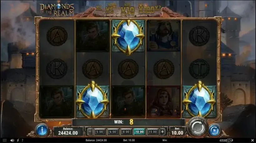 Diamonds of the Realm slot screenshot 3