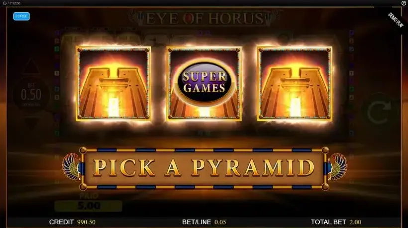Eye of Horus Power 4 Slots slot screenshot 3