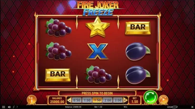 Fire Joker Freeze slot screenshot 