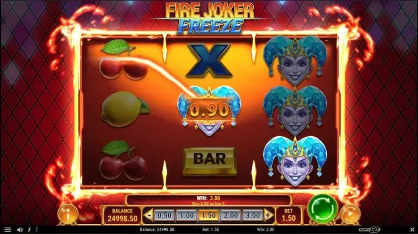 Fire Joker Freeze slot screenshot 2