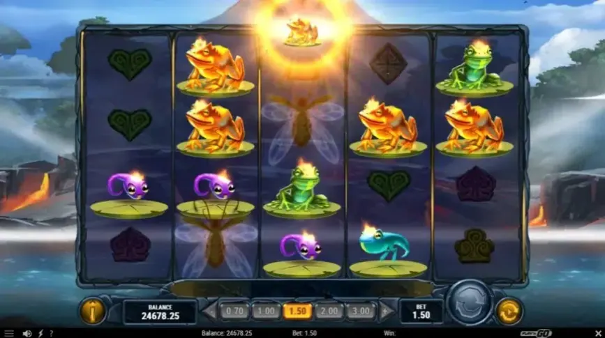 Fire Toad slot screenshot 
