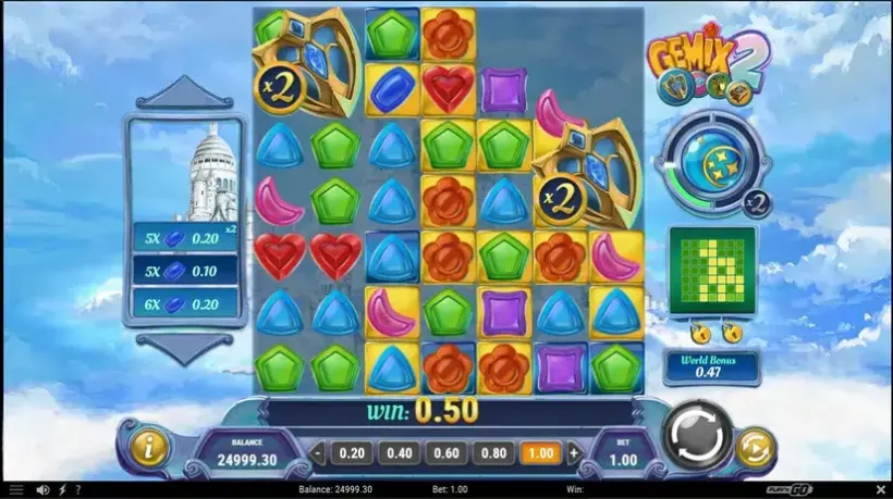 Gemix 2 slot screenshot 