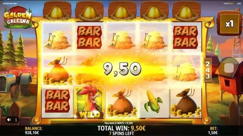 Golden Gallina slot screenshot 6