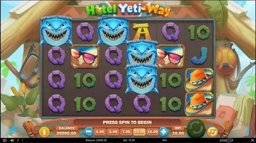 Hotel Yeti-Way slot screenshot 