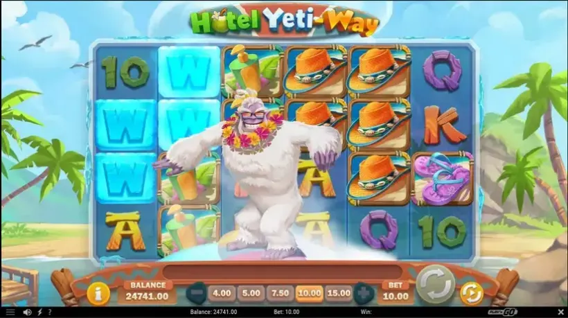 Hotel Yeti-Way slot screenshot 4