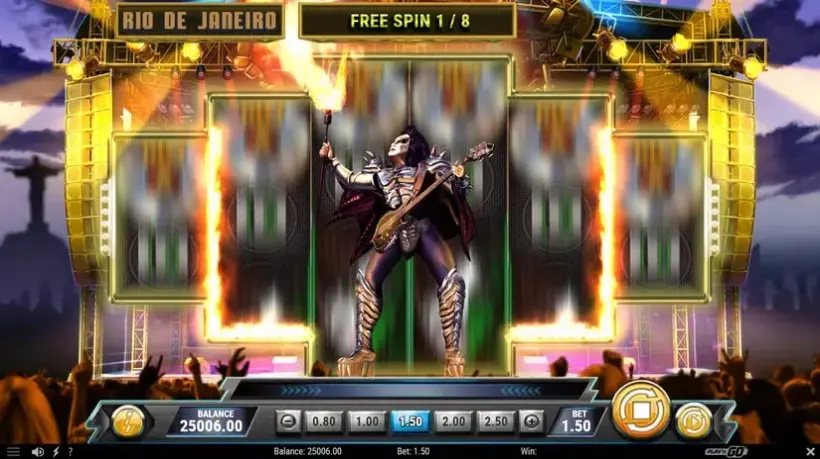 KISS Reels of Rock slot screenshot 5