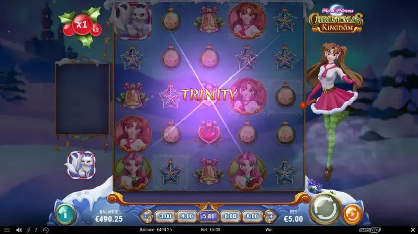 Moon Princess Christmas Kingdom slot screenshot 2