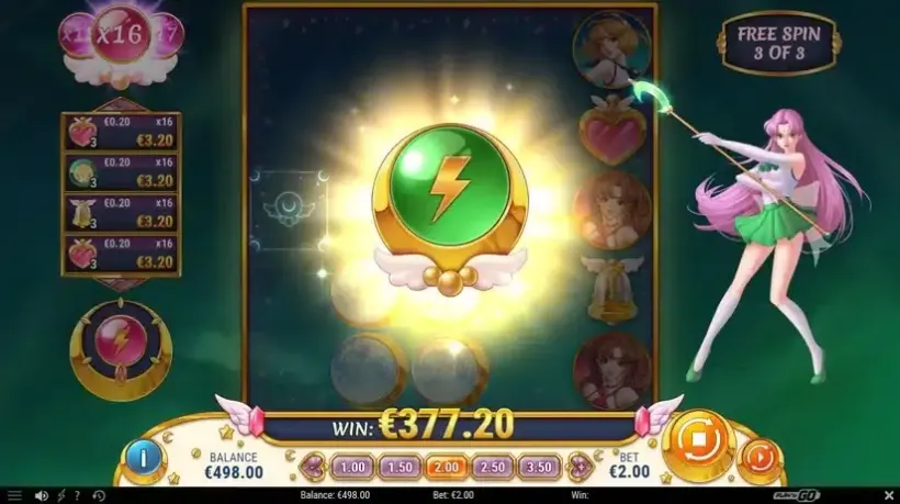 Moon Princess Trinity slot screenshot 4