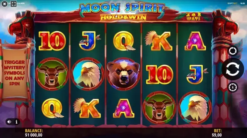 Moon Spirit slot screenshot 