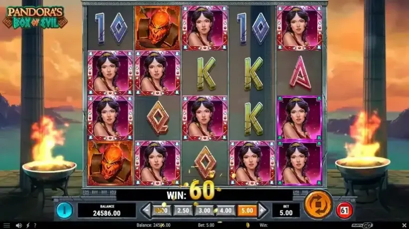 Pandora’s Box of Evil slot screenshot 