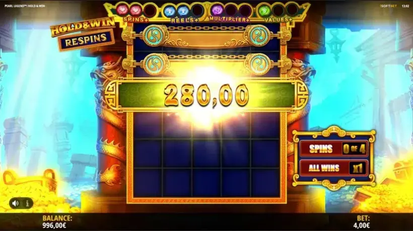 Pearl Legend: Hold&Win slot screenshot 