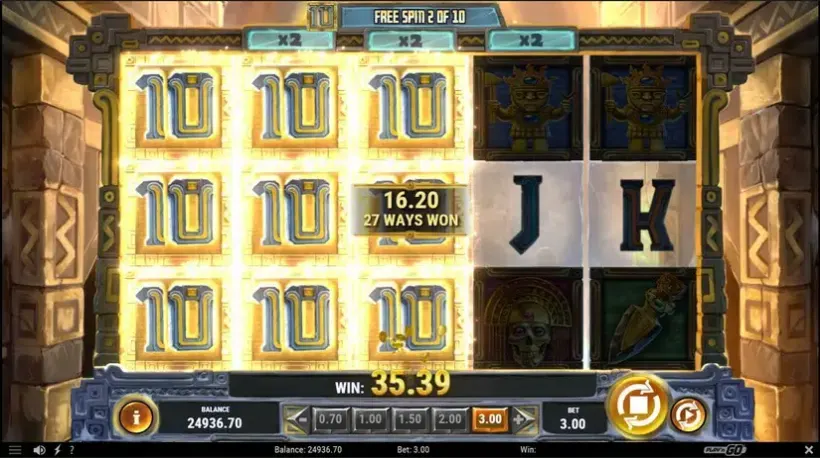 Rich Wilde and the Wandering City slot screenshot 3