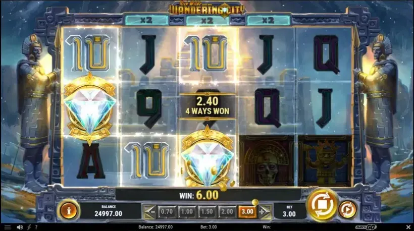 Rich Wilde and the Wandering City slot screenshot 5