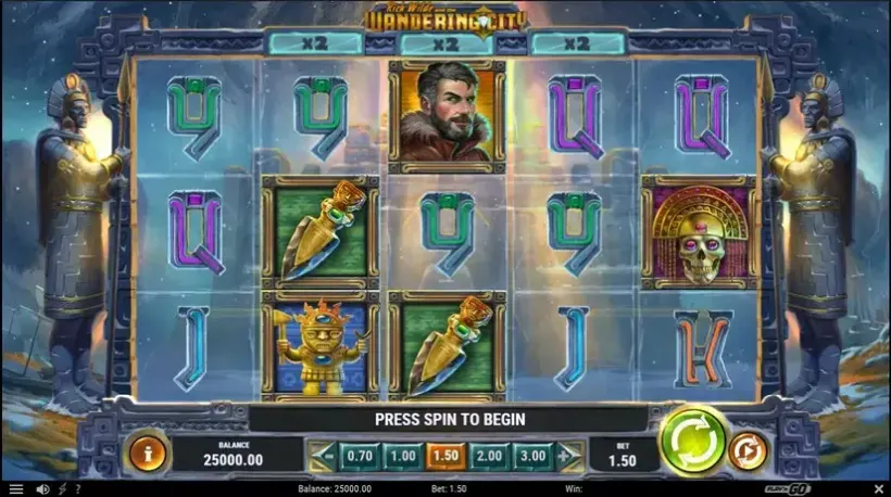 Rich Wilde and the Wandering City slot screenshot 6