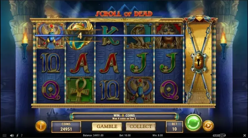 Scroll of Dead slot screenshot 2