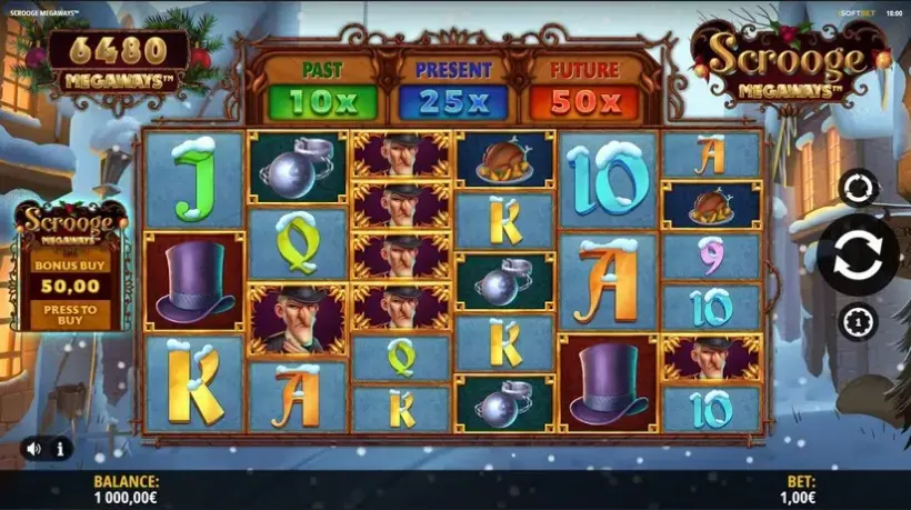 Scrooge Megaways slot screenshot 