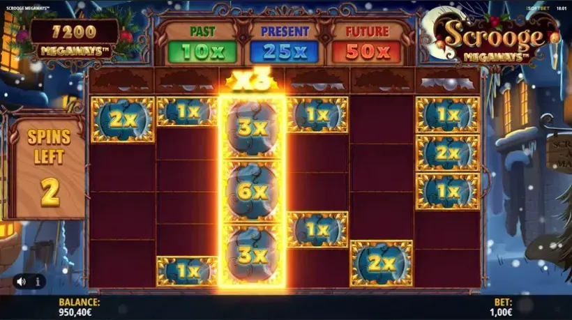 Scrooge Megaways slot screenshot 