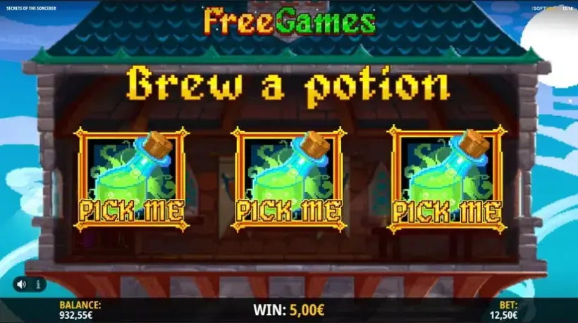 Secrets Of The Sorcerer slot screenshot 4