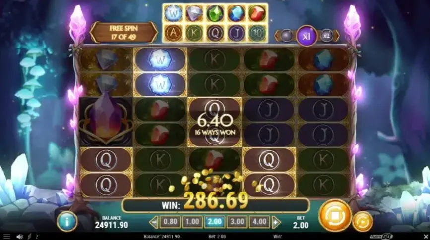 Shimmering Woods slot screenshot 