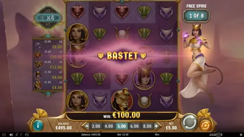 Sisters of the Sun slot screenshot 8