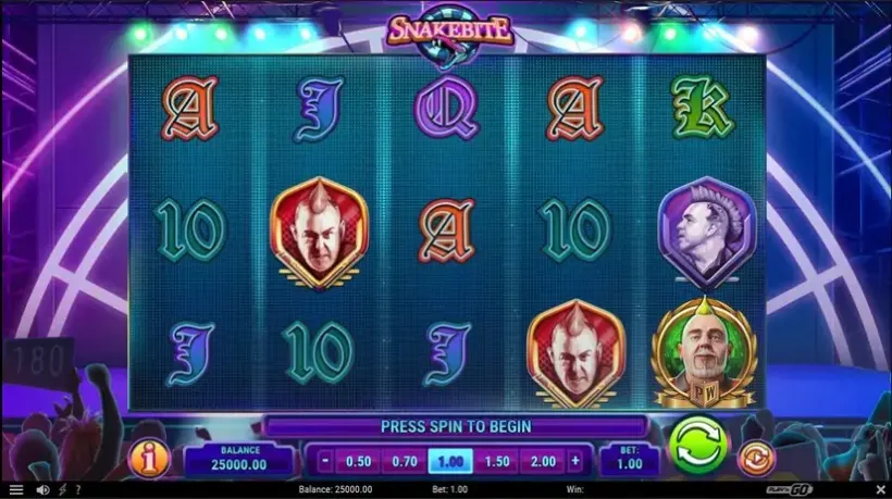 Snakebite slot screenshot 
