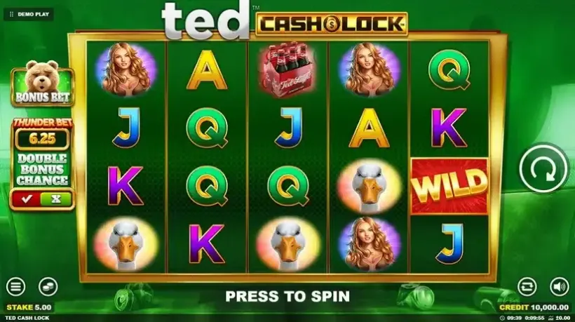 TED Cash Lock slot screenshot 1