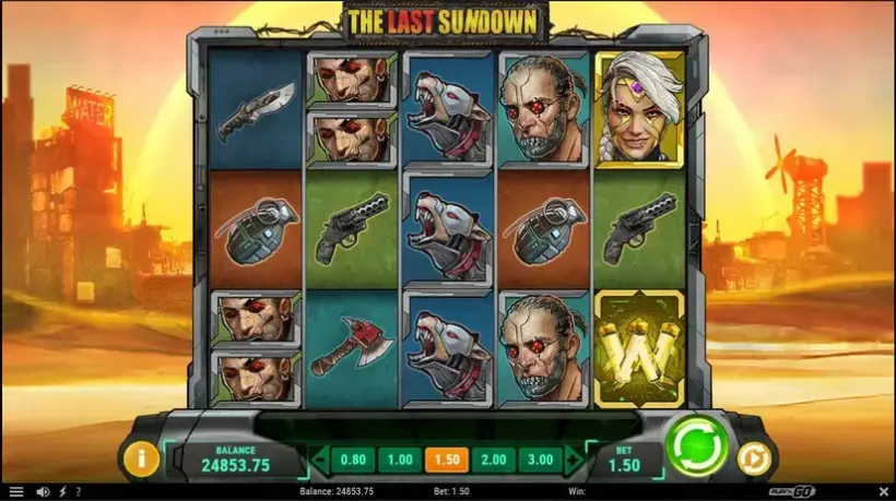 The Last Sundown slot screenshot 1