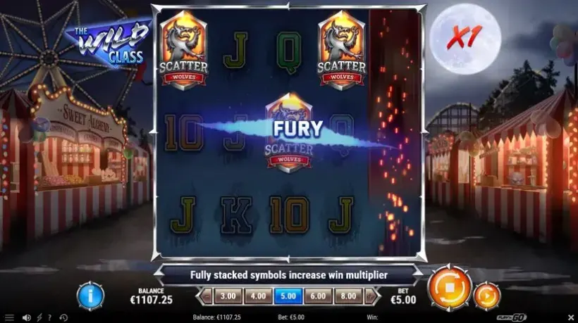 The Wild Class slot screenshot 2