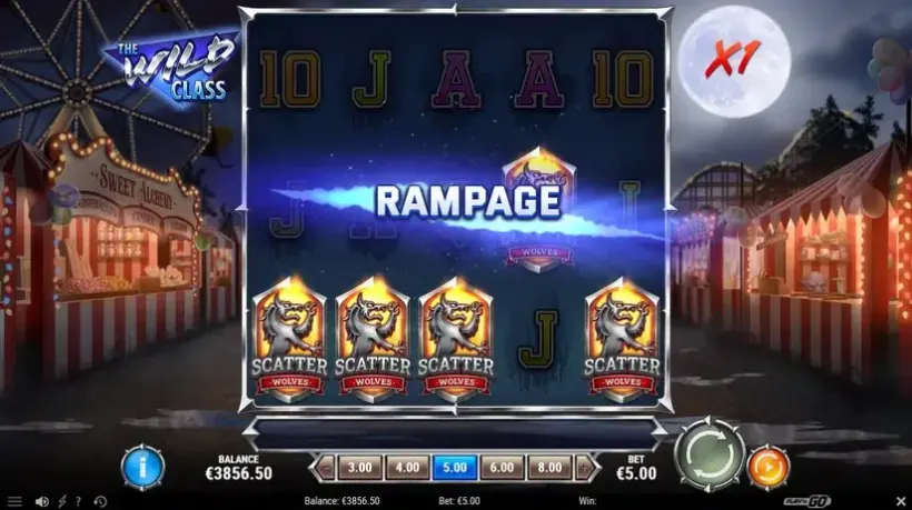 The Wild Class slot screenshot 