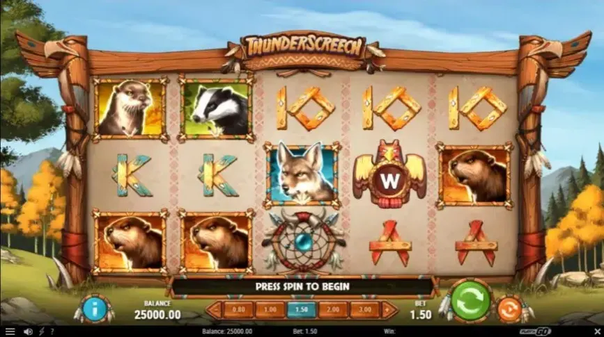 Thunder Screech slot screenshot 1