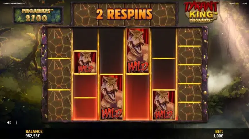 Tyrant King Megaways slot screenshot 2