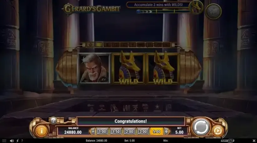 Gerard’s Gambit slot screenshot 4