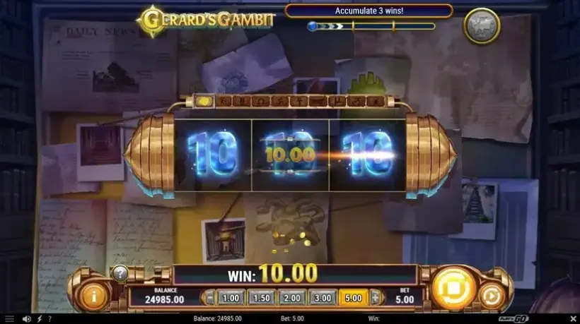 Gerard’s Gambit slot screenshot 2