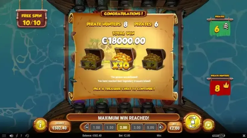 Captain Glum: Pirate Hunter slot screenshot 