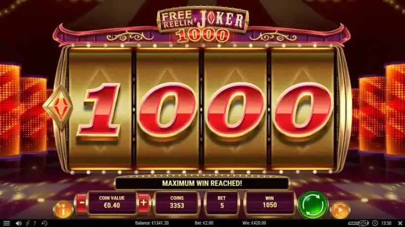 Free Reelin Joker 1000 slot screenshot 3