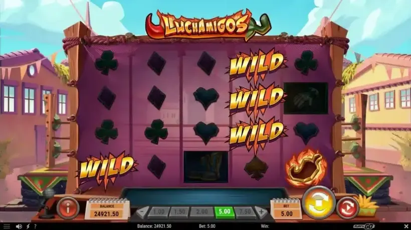 Luchamigos slot screenshot 2