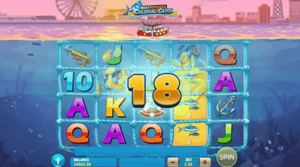 Boat Bonanza Colossal Catch slot screenshot 