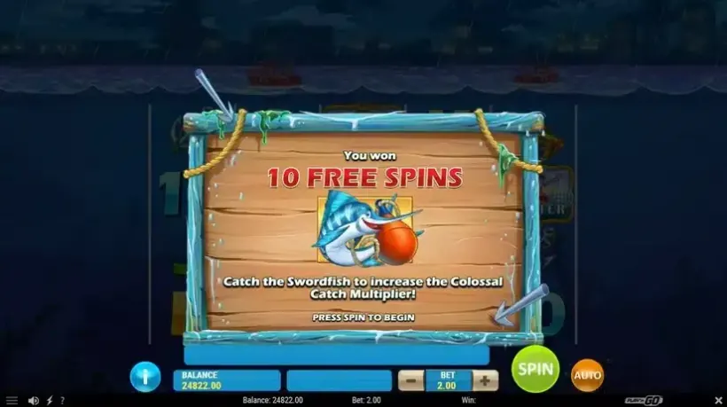 Boat Bonanza Colossal Catch slot screenshot 4