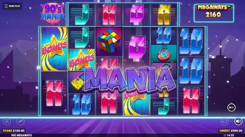 90’s Mania Megaways slot screenshot 2