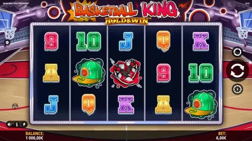 Basketball King Hold and Win slot screenshot 1