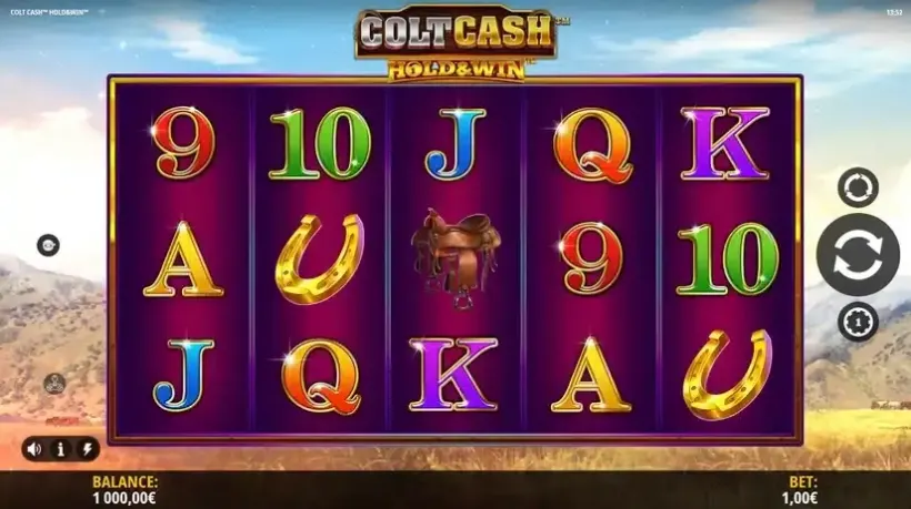 Colt Cash: Hold & Win slot screenshot 1