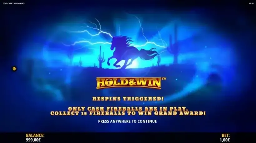 Colt Cash: Hold & Win slot screenshot 3