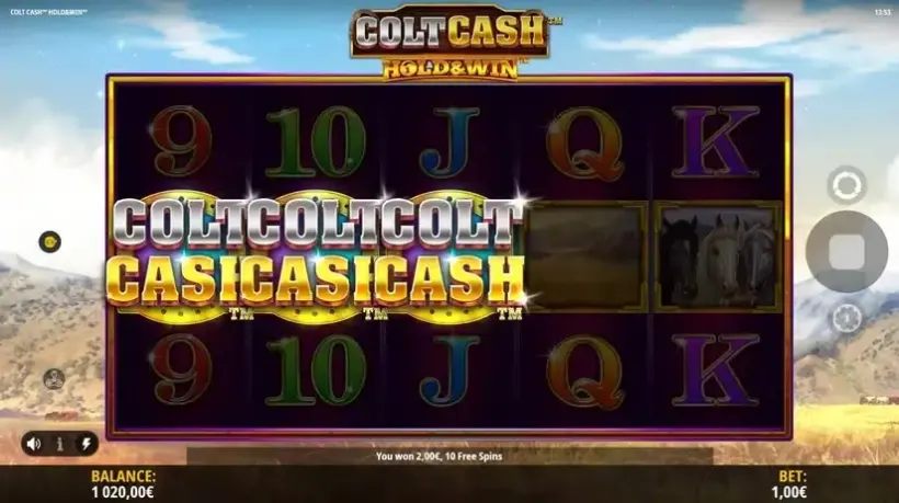 Colt Cash: Hold & Win slot screenshot 5