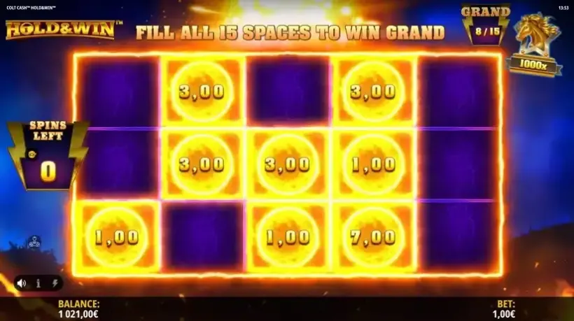 Colt Cash: Hold & Win slot screenshot 4