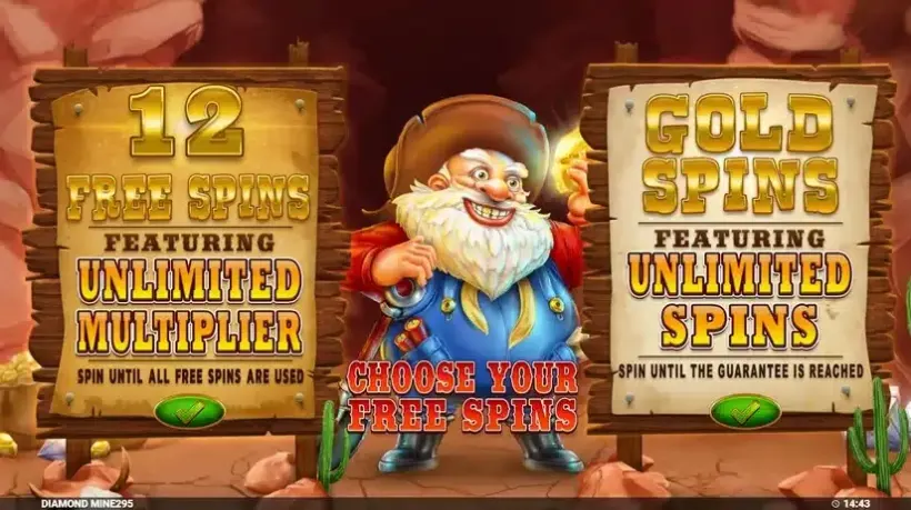 Diamond Mine 2 Megaways slot screenshot 2